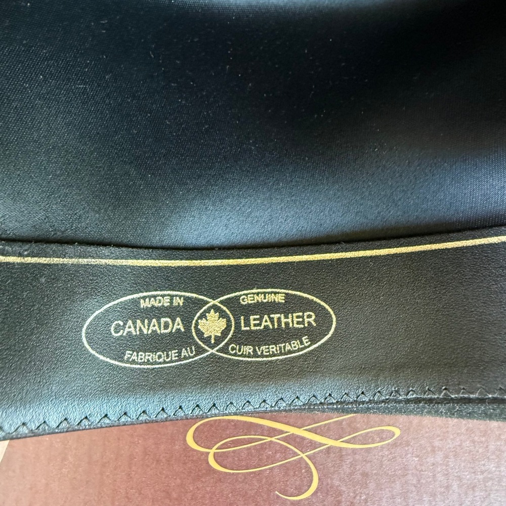 Biltmore Homburg Black Felt Dress Hat Made in Canada Size 7 3/8 BDF4502 0019 - Picture 7 of 9